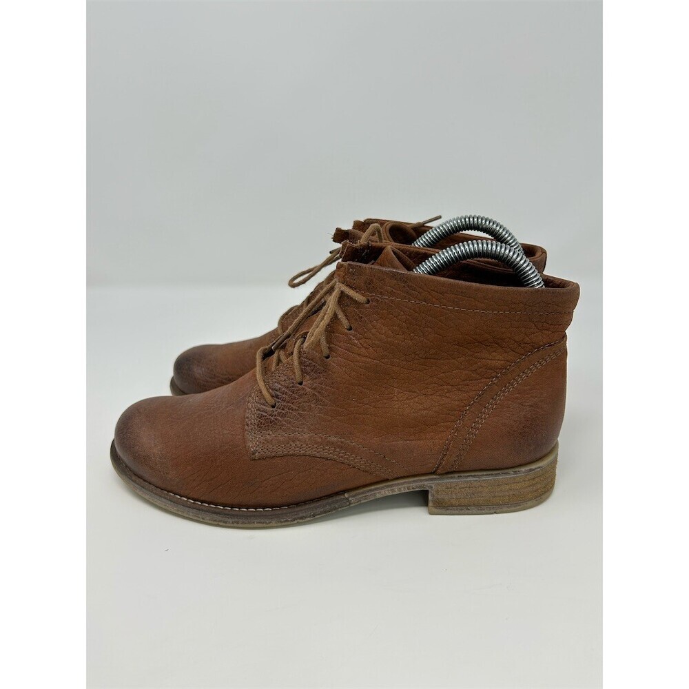 Josef Seibel Sienna 03 Womens Lace Up Ankle Boots Brown Distressed Size 38 - Picture 5 of 10